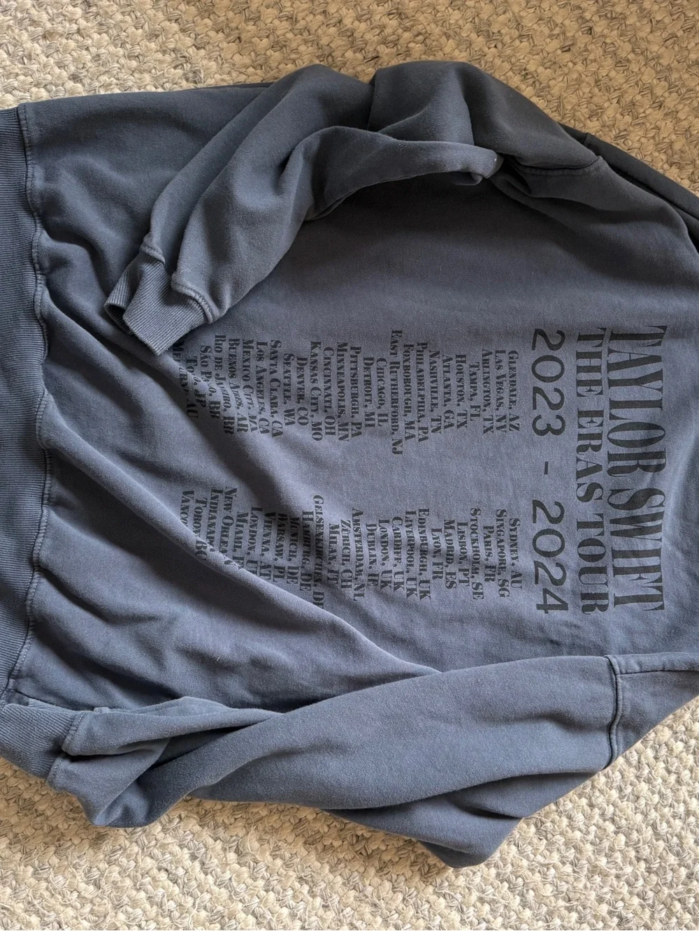 Taylor Swift Kids' Dark Gray Crewneck Sweatshirt